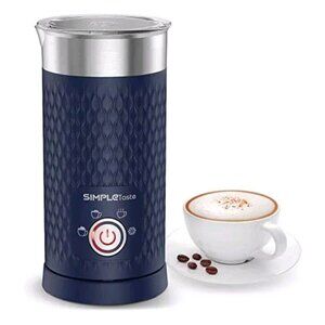 SIMPLETASTE Milk Frother 4-in-1 Electric Milk Steamer Automatic Hot and Cold NIB